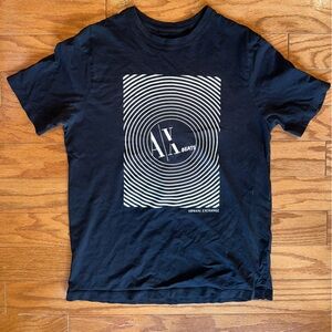 Men’s Armani Exchange Black Tee |Small